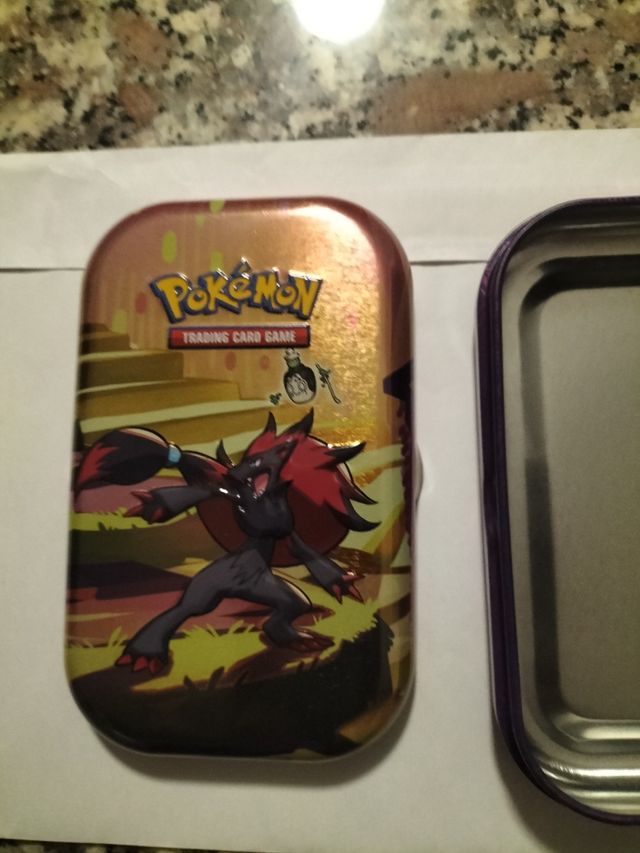 UnoMinitin scatola latta pokemon stampata in rilie