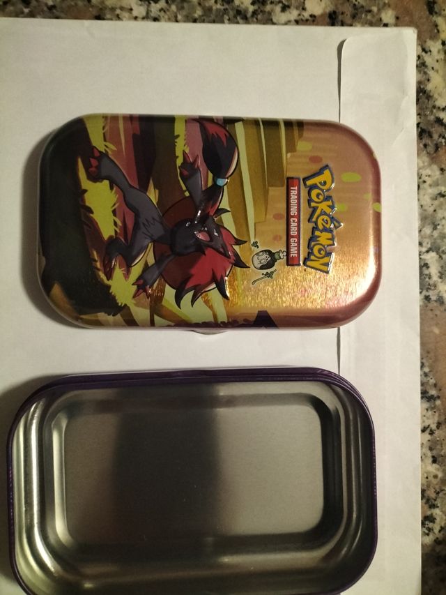 UnoMinitin scatola latta pokemon stampata in rilie