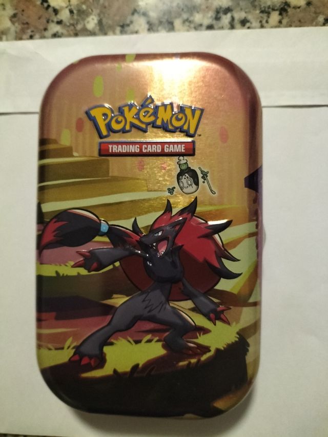 UnoMinitin scatola latta pokemon stampata in rilie