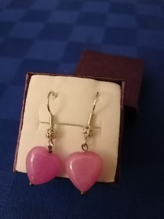 Pendientes chapados en oro