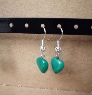 Pendientes chapados en oro