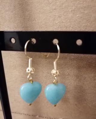 Pendientes chapados en oro