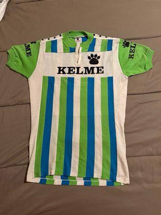 Maillot equipo ciclista profesional kelme 1982 