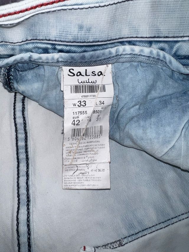 Pantalón vaquero hombre Salsa