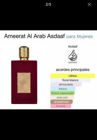 PERFUME AMEERAT AL ARAB-Original (MUJER) EDP