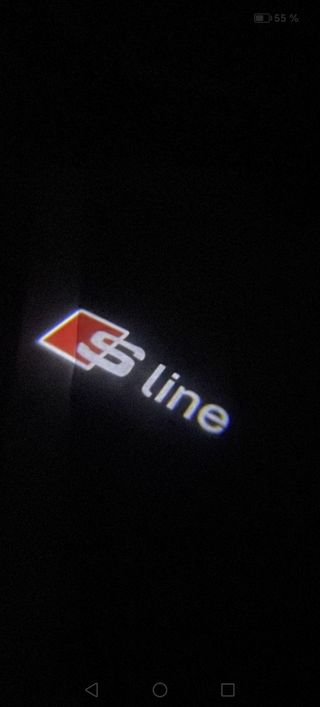 Luces Audi puertas con logo S Line 