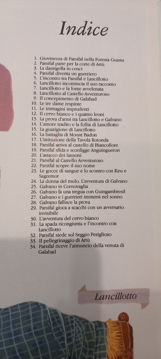 Artù Parsifal e Lancillotto 