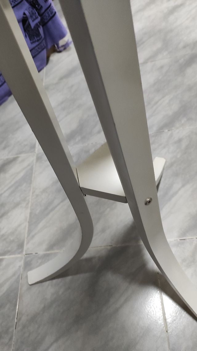 Perchero de pie, blanco