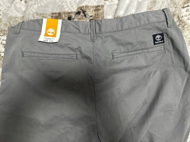 Timberland tg.50 Pantaloni chino uomo grigi