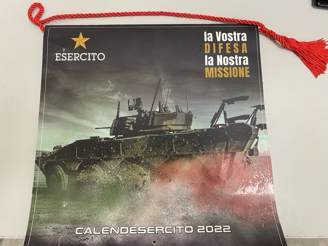 Calendario Esercito 2022