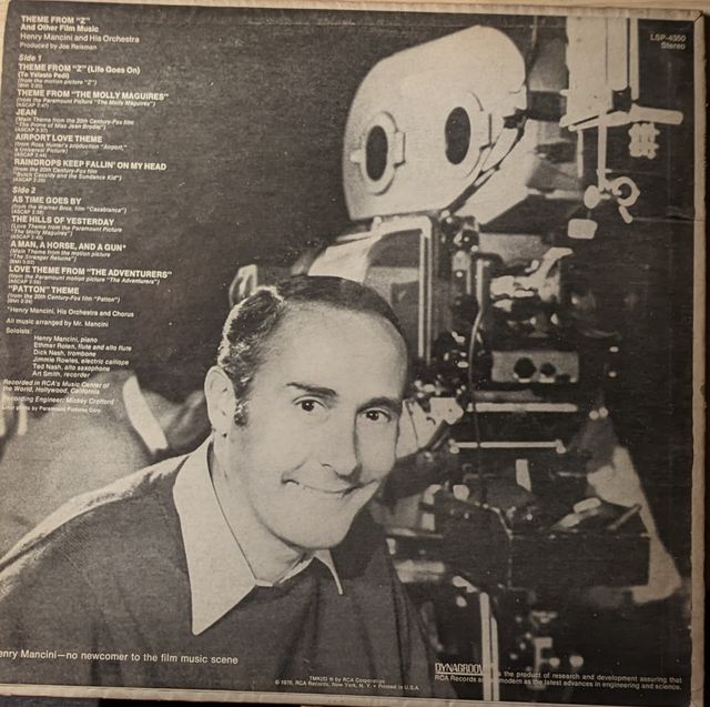 Disco vinilo. Henry Mancini.