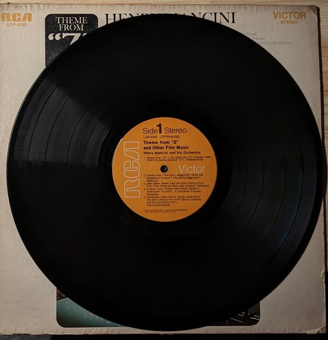 Disco vinilo. Henry Mancini.