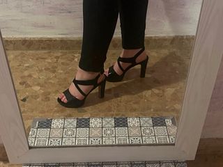 Zapatos Tacón Negro 