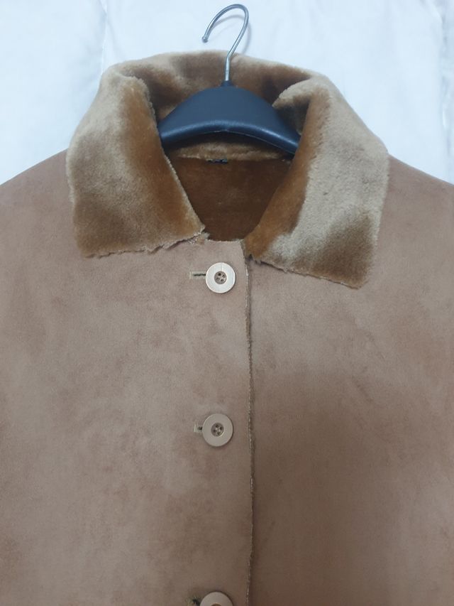 Chaqueta chica antelina