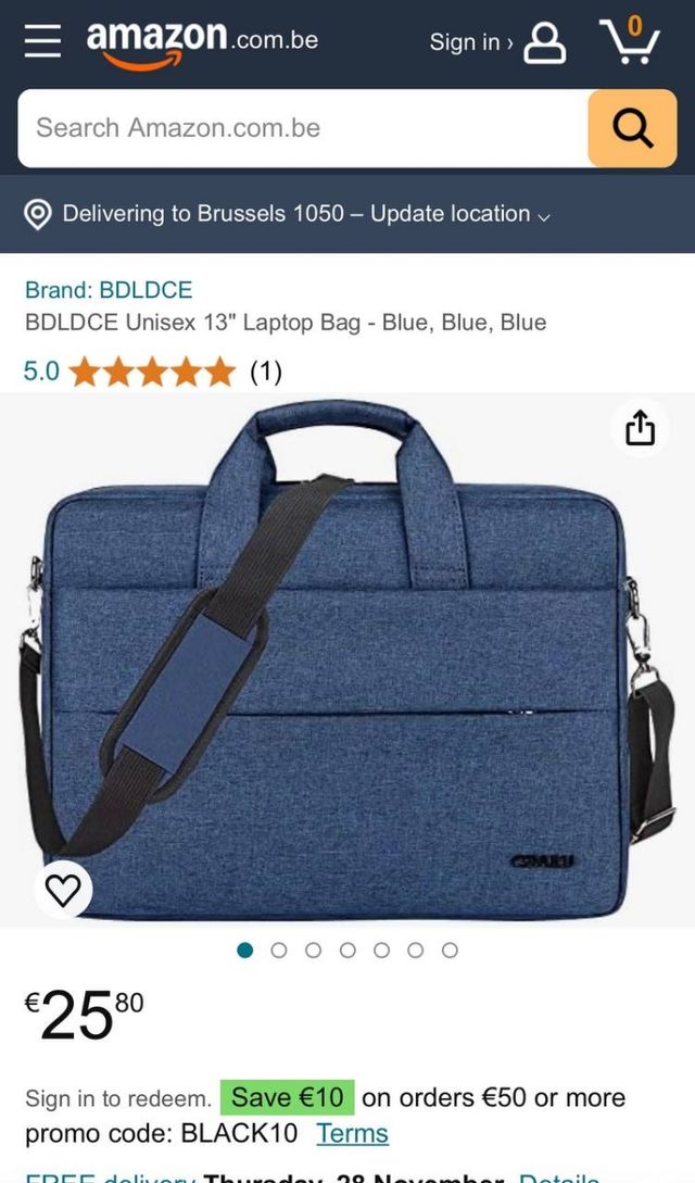 Estojo BDLDCE para computador portátil. Novo