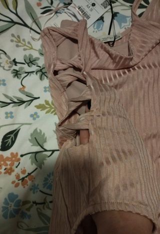 Body nuevo rosa Bershka