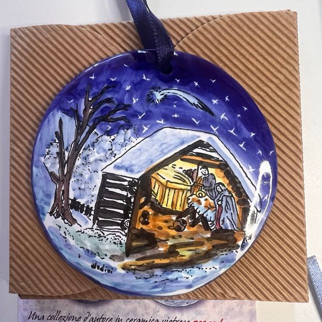 Formelle natalizie di ceramica artistica