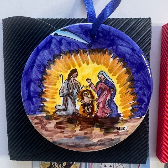 Formelle natalizie di ceramica artistica