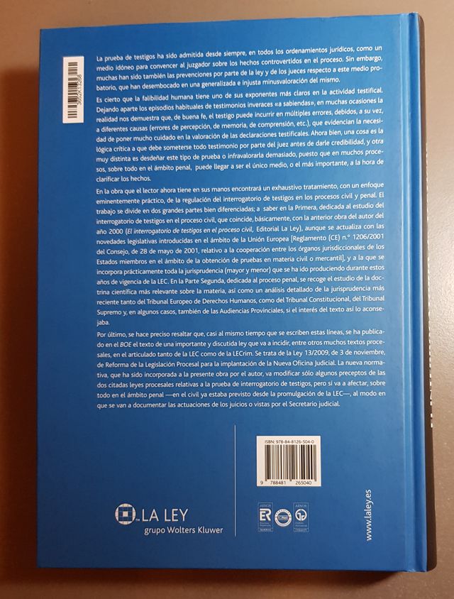 El interrogatorio de testigos en los procesos civi