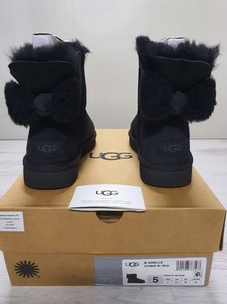UGG W Arielle black 1019625 fiocco lana T. 36