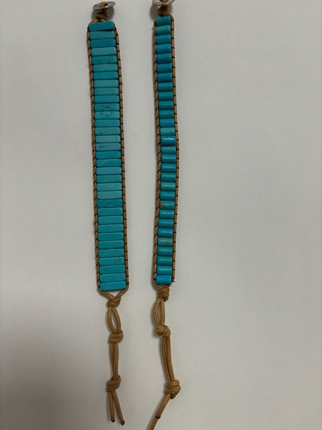 2 Pulseras turquesa