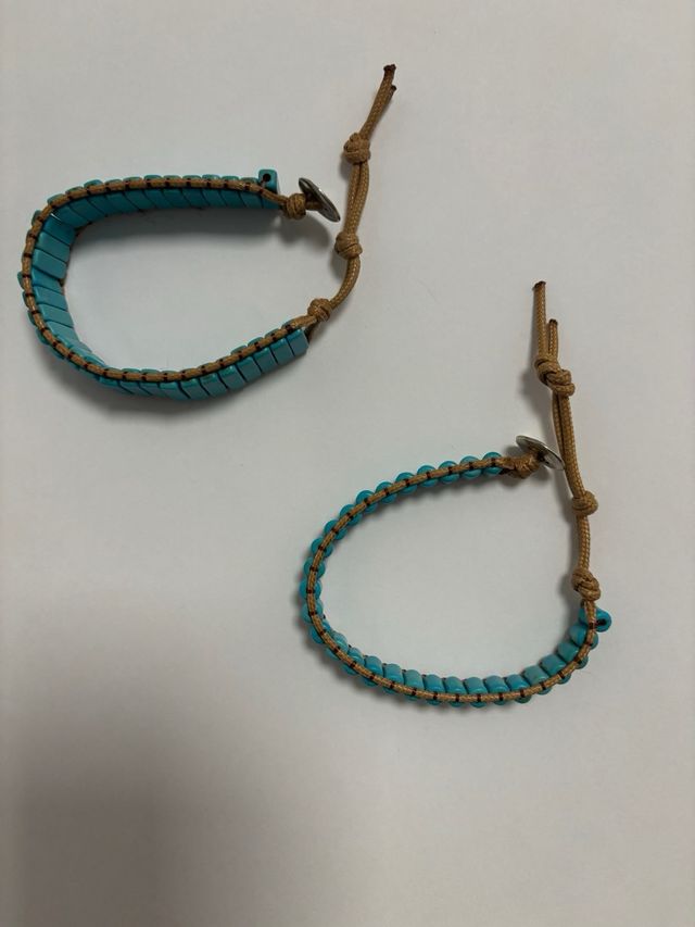 2 Pulseras turquesa
