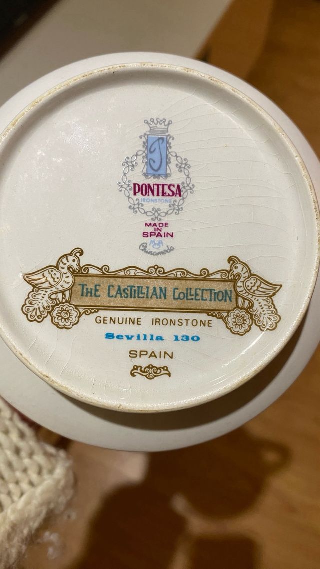 Juego de café Pontesa Genuine Ironstone