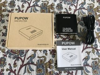 PUPOW splitter hdmi 4k 60hz