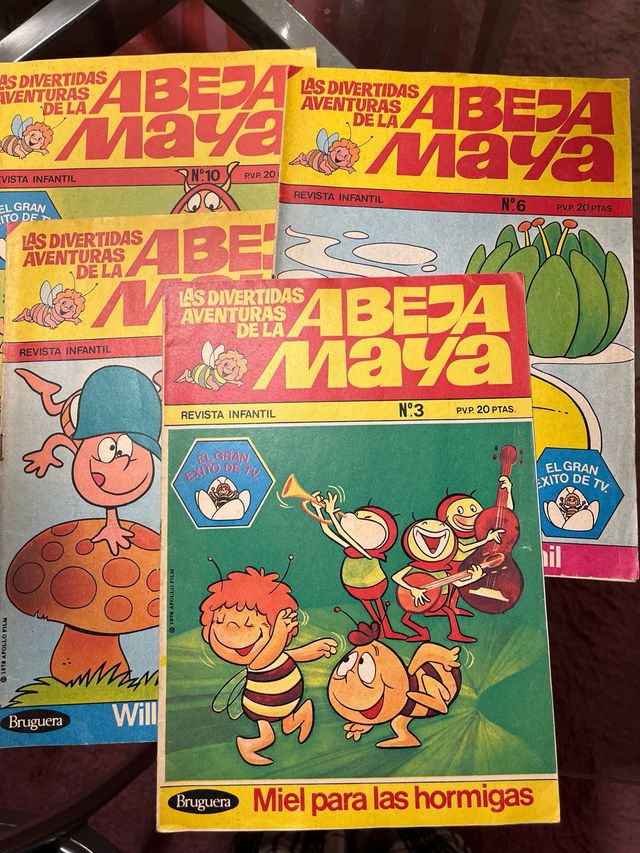 Antiguos cómics de la ABEJA MAYA