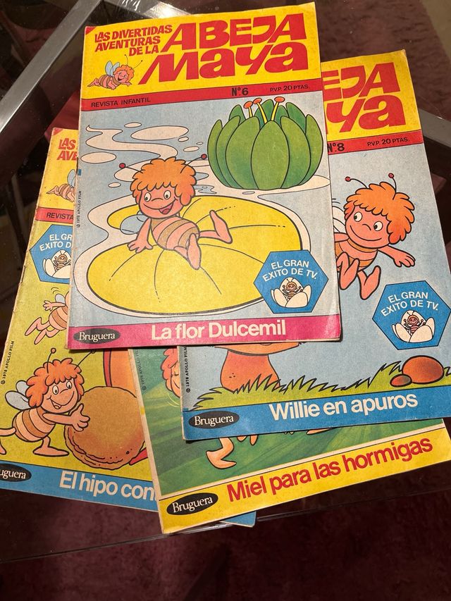 Antiguos cómics de la ABEJA MAYA