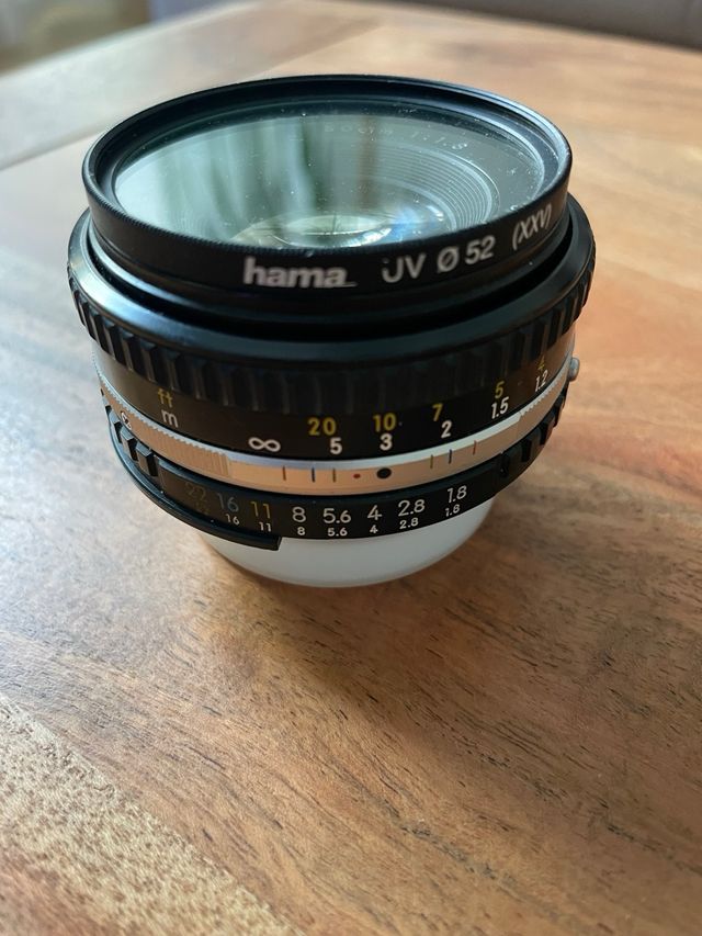 OBJETIVO NIKON 50 mm 1:1.8