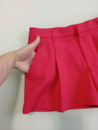 Shorts rojo Zara S 36 