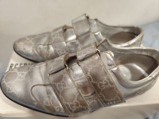 Zapatillas Gucci plateadas 