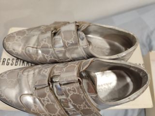 Zapatillas Gucci plateadas 