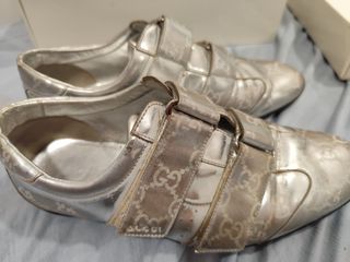 Zapatillas Gucci plateadas 