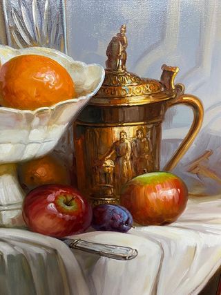 Cuadro óleo sobre lienzo del pintor José Ripoll