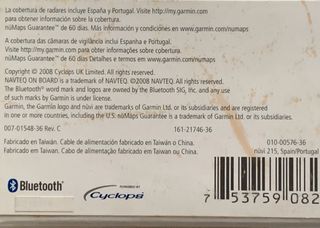 GPS navegador Garmin Nuvi 215