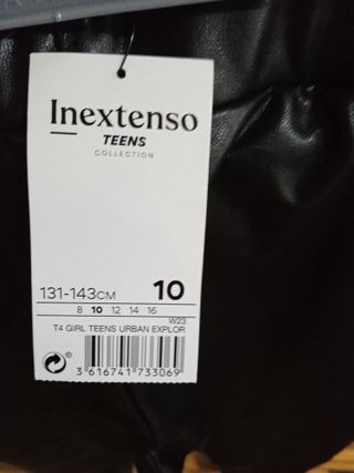 Pantalón negro biker rock infantil