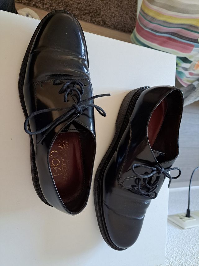 Zapatos de mujer negros planos