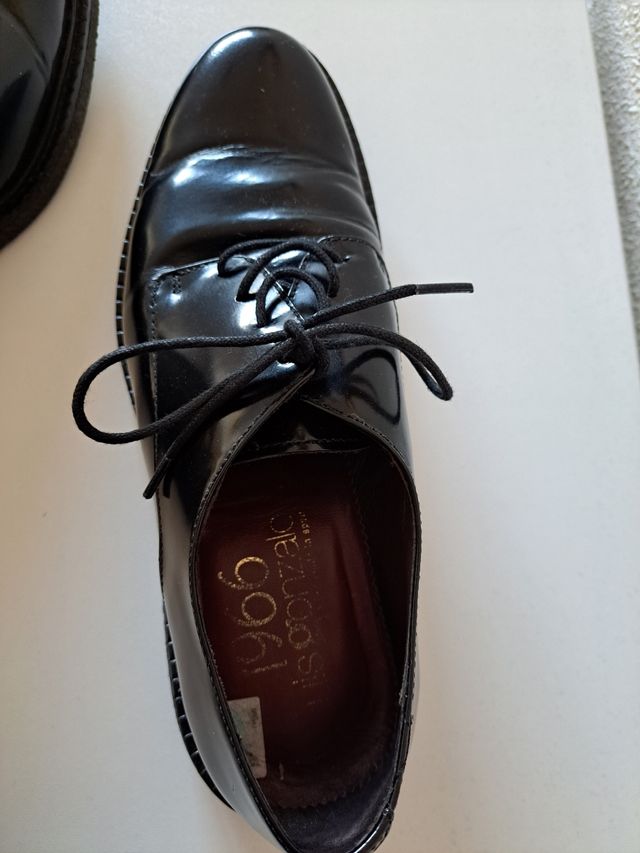 Zapatos de mujer negros planos