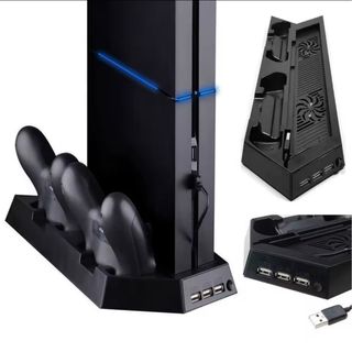 Base PS4 con ventiladores y usb