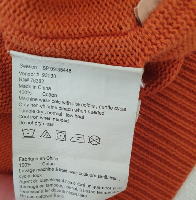 Maglioncino Timberland arancio taglia M