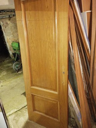 Puertas chapadas en roble 