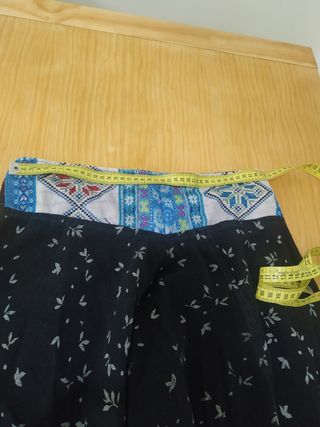 pantalones harem mujer invierno T. única