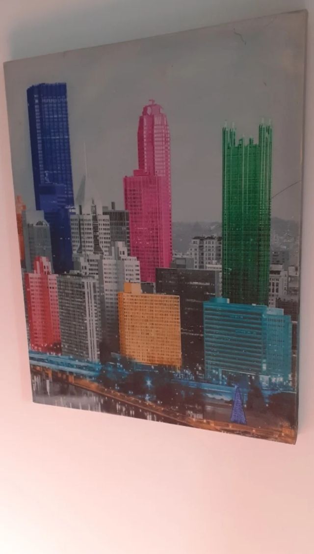 Quadro grattacieli New York 