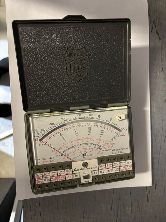 Tester ice vintage surplus