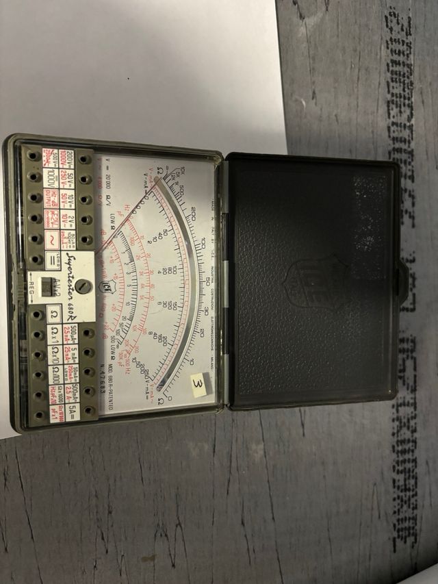 Tester ice vintage surplus