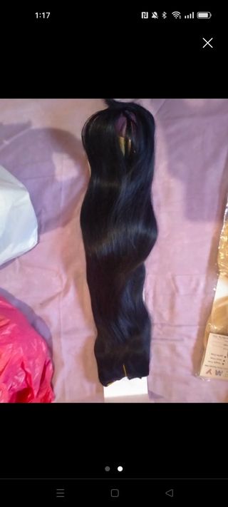 Extensiones de clip negras