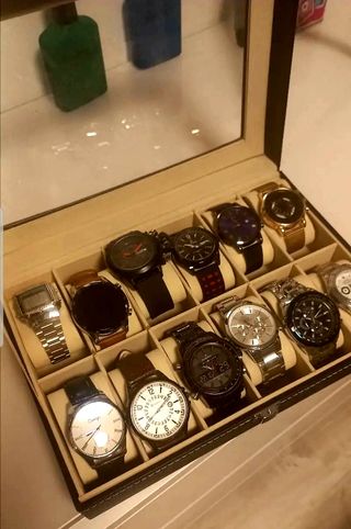 Caja joyero exhibidora para relojes