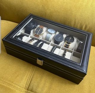 Caja joyero exhibidora para relojes